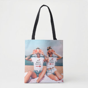 Custom Friendship Picture Carryall Tote Bag