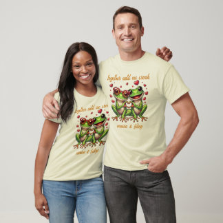 Custom Frog Personalized Name Anniversary UNISEX T-Shirt