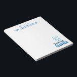 Custom From Desk of Science Teacher Notepad<br><div class="desc">Custom From Desk of Science Teacher Notepad easy to personalise from the desk of teacher's name or other message.</div>