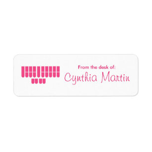 Custom from the desk of court reporter stickers
