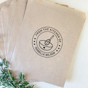 Custom From the Kitchen Rubber Stamp