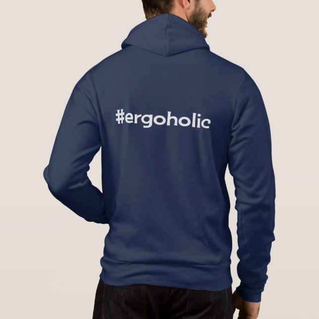 Custom front erg training hoodie (Back)