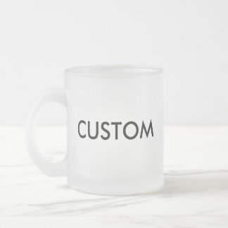Custom Frosted Glass 10oz Mug