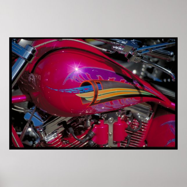 Custom fuel tank South Dakota Poster (Front)