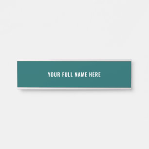 Custom Full Name Door Sign Choose Colours and Font