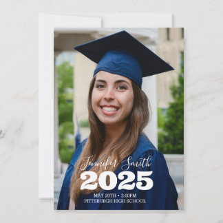 Custom Full Photo Graduation Invitation