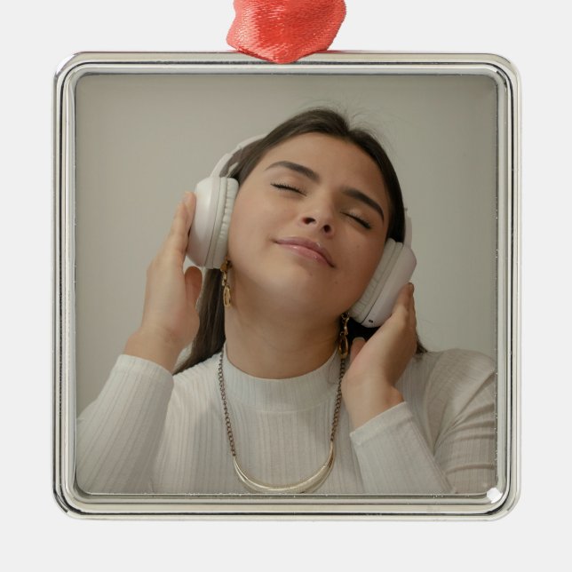 Custom Full Photo Modern   Metal Tree Decoration (Front)