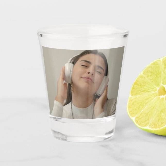 Custom Full Photo Modern  Shot Glass (Front)