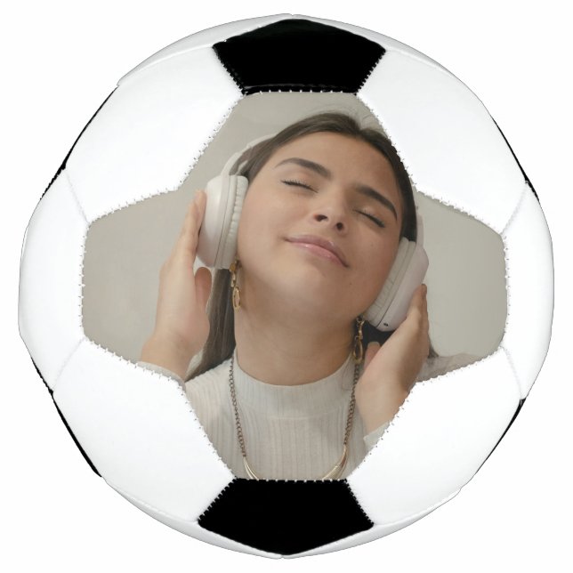 Custom Full Photo Modern    Soccer Ball (Front)