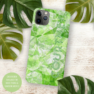 Custom Fun Modern Retro Polygon Mosaic Art Pattern Case-Mate iPhone Case