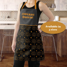 Custom Fun Orange Hand Drawn Sun Pattern Custom