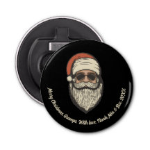 Custom Fun Retro Vintage Sunglasses Santa Holiday