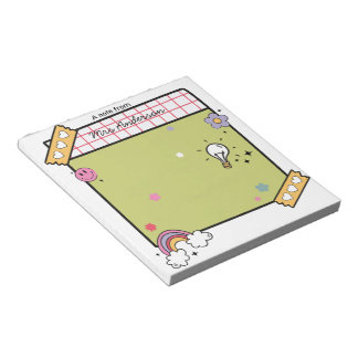 Custom Fun Teacher Appreciation Notepad