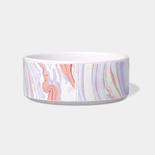 Custom Funky Psychedelic Pet Bowl