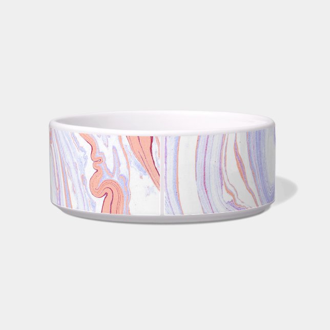 Custom Funky Psychedelic Pet Bowl (Back)