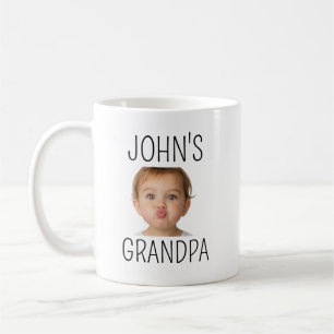Custom Funny Baby Photo Grandpa Mug Personalised