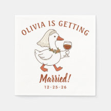 Custom Funny Bride Duck Bachelorette Party Favours