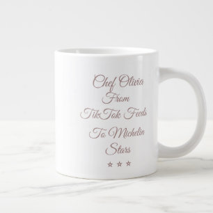 Custom Funny Chef Top Large Coffee Mug