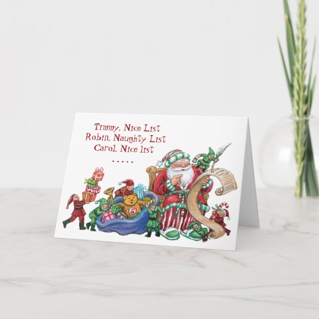 Custom Funny Christmas Card (Front)