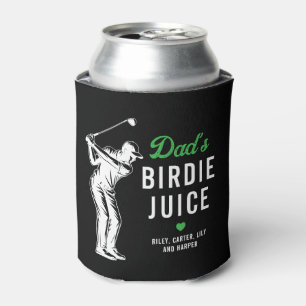 Custom Funny Dad’s Birdie Juice Golf Can Cooler