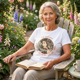 Custom Funny Elegant Retirement Gifts for Her Mum T-Shirt