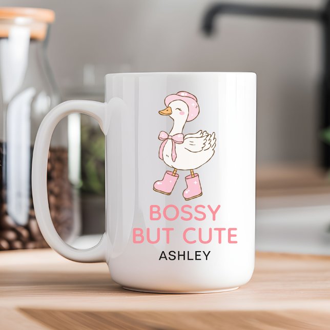 Custom Funny Entrepreneur Mug Gift for Boss Women (Entrepreneur Bossy But Cute Mug Gift for Her, Funny Entrepreneur Mug Bossy But Cute Gift for Her)