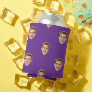 Custom Funny Face Birthday Favors Bachelor Party  Can Cooler
