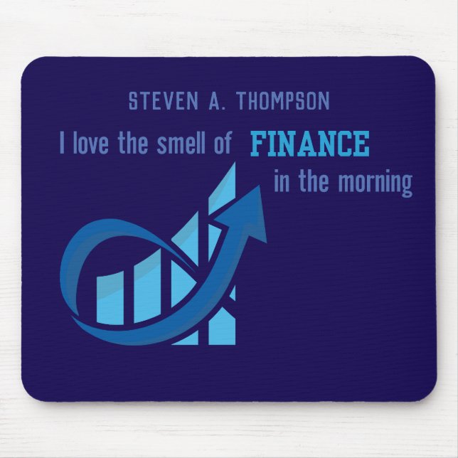 Custom Funny Finance  Mouse Pad (Front)