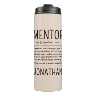 Custom Funny Mentor Coach Adviser Appreciation Thermal Tumbler