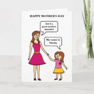 Custom Funny Mother's Day From Daughter Card
