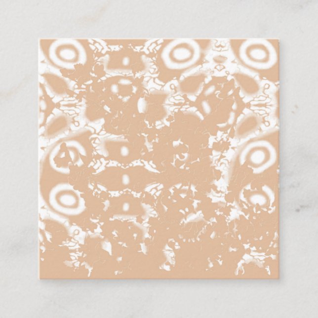 Custom Funny Personalised Gift Bags Square Business Card (Front)