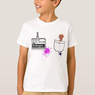 Custom Funny Profession Biologist Name Tag T-Shirt