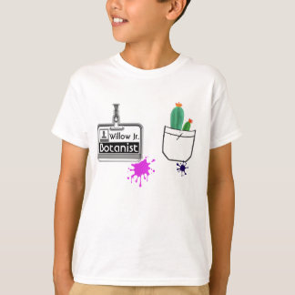Custom Funny Profession Botanist Name Tag T-Shirt