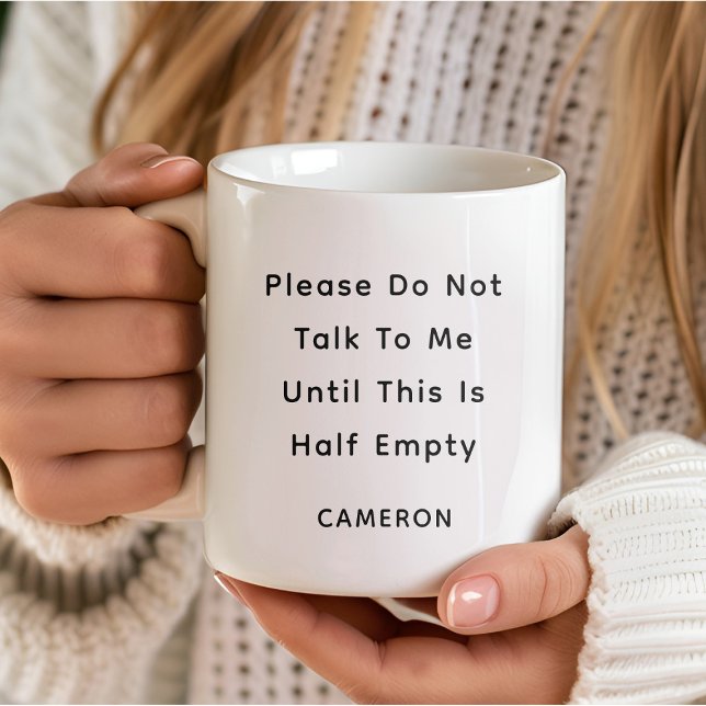 Custom Funny Quote Coffee Lover Mum Co-worker Mug (Creator Uploaded)