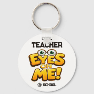 Custom Funny Teacher Gifts  Personalised by School Key Ring