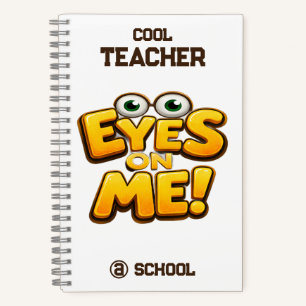 Custom Funny Teacher Gifts Personalised by School Notebook