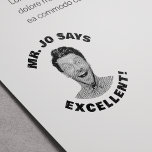 Custom Funny Teacher Photo  Excellent Self-inking Stamp<br><div class="desc">Celebrate student success with this positive and personalised self-inking stamp! Featuring a custom photo,  it’s a fun way to provide encouraging feedback. Upload a clear headshot for best results. Perfect for teachers of all grades and subjects.</div>