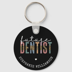 Custom Future Dentist Dental Student Gifts Key Ring