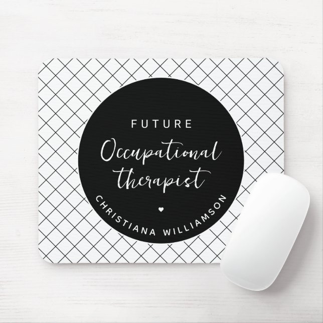 Custom Future OT Occupational Therapist Elegant Mouse Pad (With Mouse)