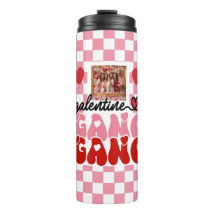 Custom Galentine’s Gang Photo Collage Thermal Tumbler