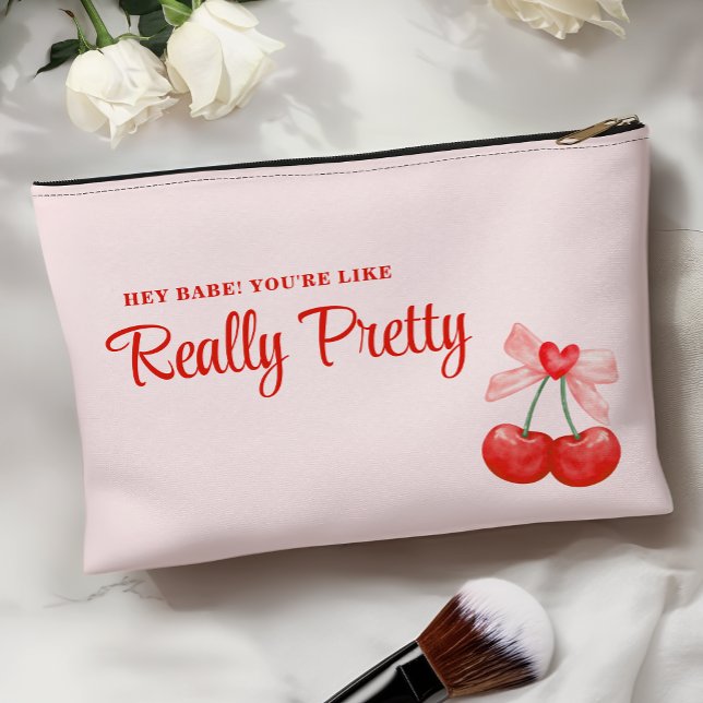 Custom Galentine's Party Favour Gift, Pink Accessory Pouch (Creator Uploaded)