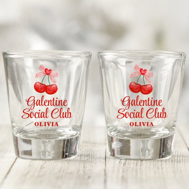 Custom Galentine's Party Favour Gift, Shot glass (Creator Uploaded)