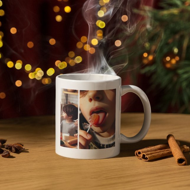 Custom Gallery of Three Photos Coffee Mug (Creator Uploaded)