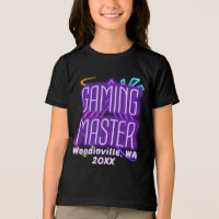 Custom Gaming Master for Gamer Location Date Name