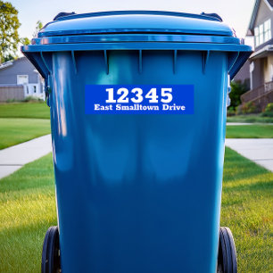 Custom Garbage Bin Trash Can Label Waterproof