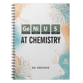 Custom Genius Periodic Table Chemistry Student Notebook