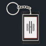 Custom Gentlemen's Monogram Keychain<br><div class="desc">Add text. Custom Gentlemen's Monogram Keychain</div>