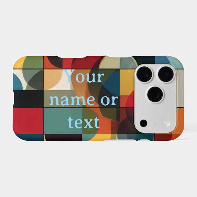 Custom Geometric Abstract Art (Back Horizontal)