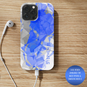 Custom Geometric Abstract Modern Mosaic Pattern iPhone 13 Pro Max Case