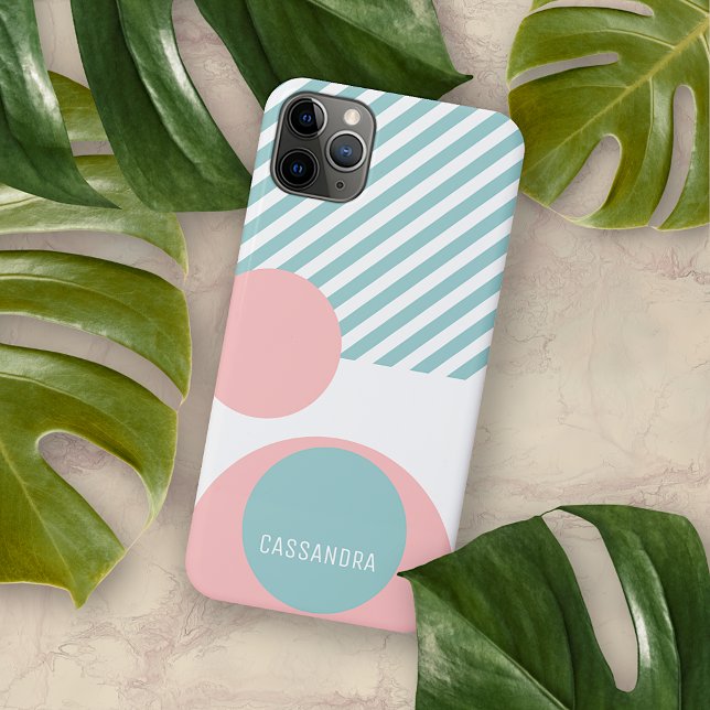 Custom Geometric Hip Abstract Circles Art Pattern Case-Mate iPhone Case (Creator Uploaded)